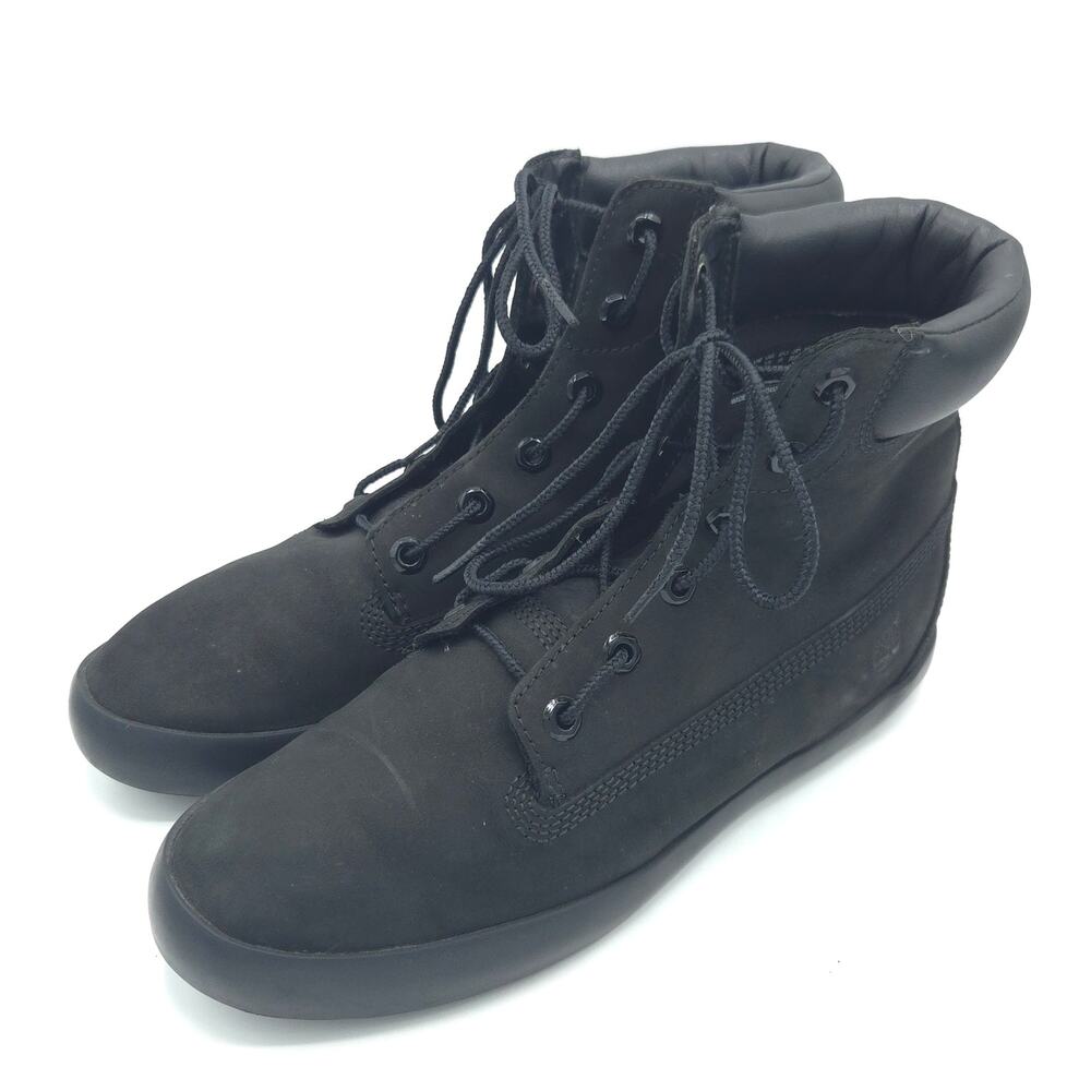 Timberland Flannery Boots Women's Size 9.5 A1B37 Black Nubuck